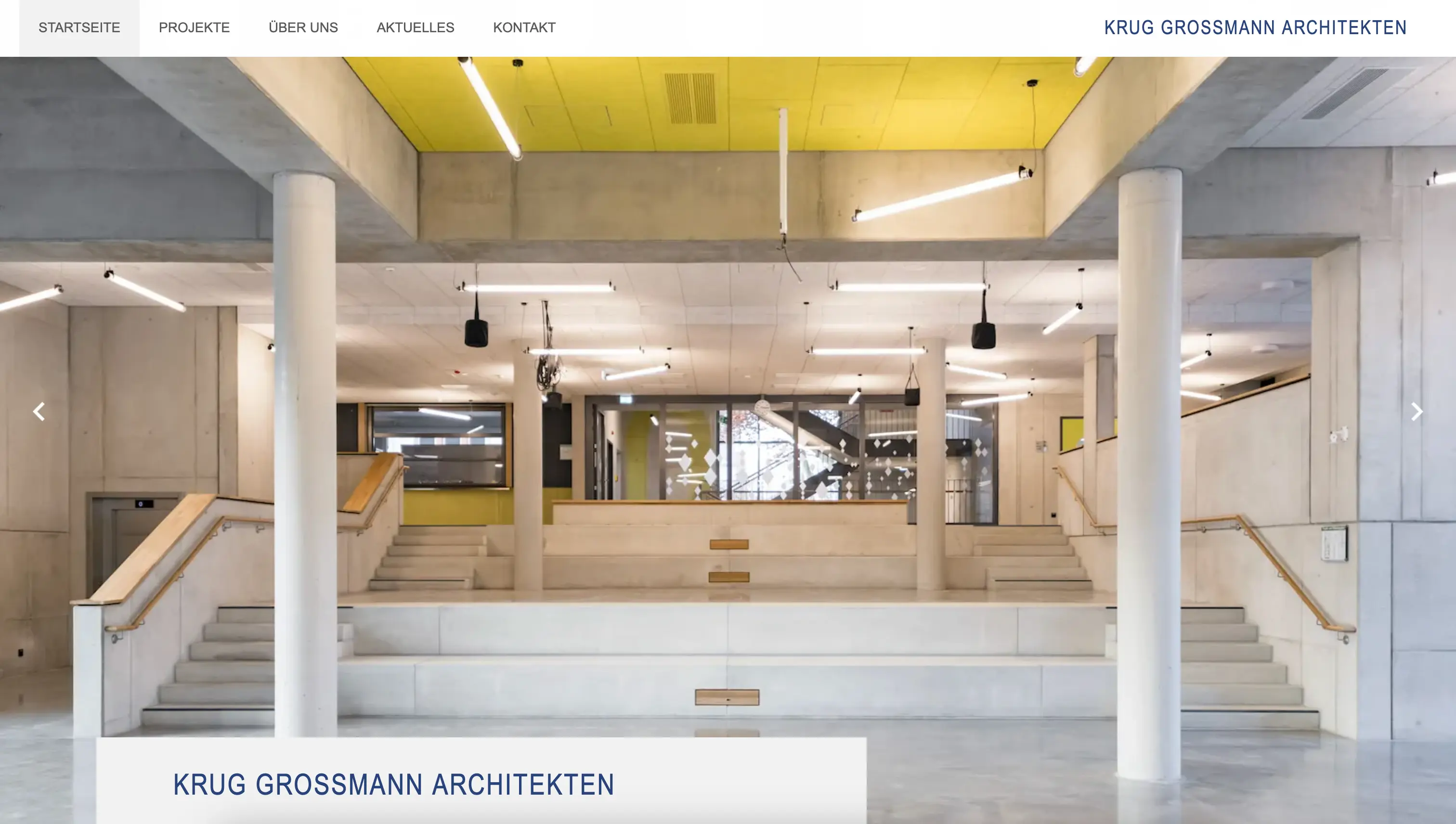 Krug Grossmann Architekten Website