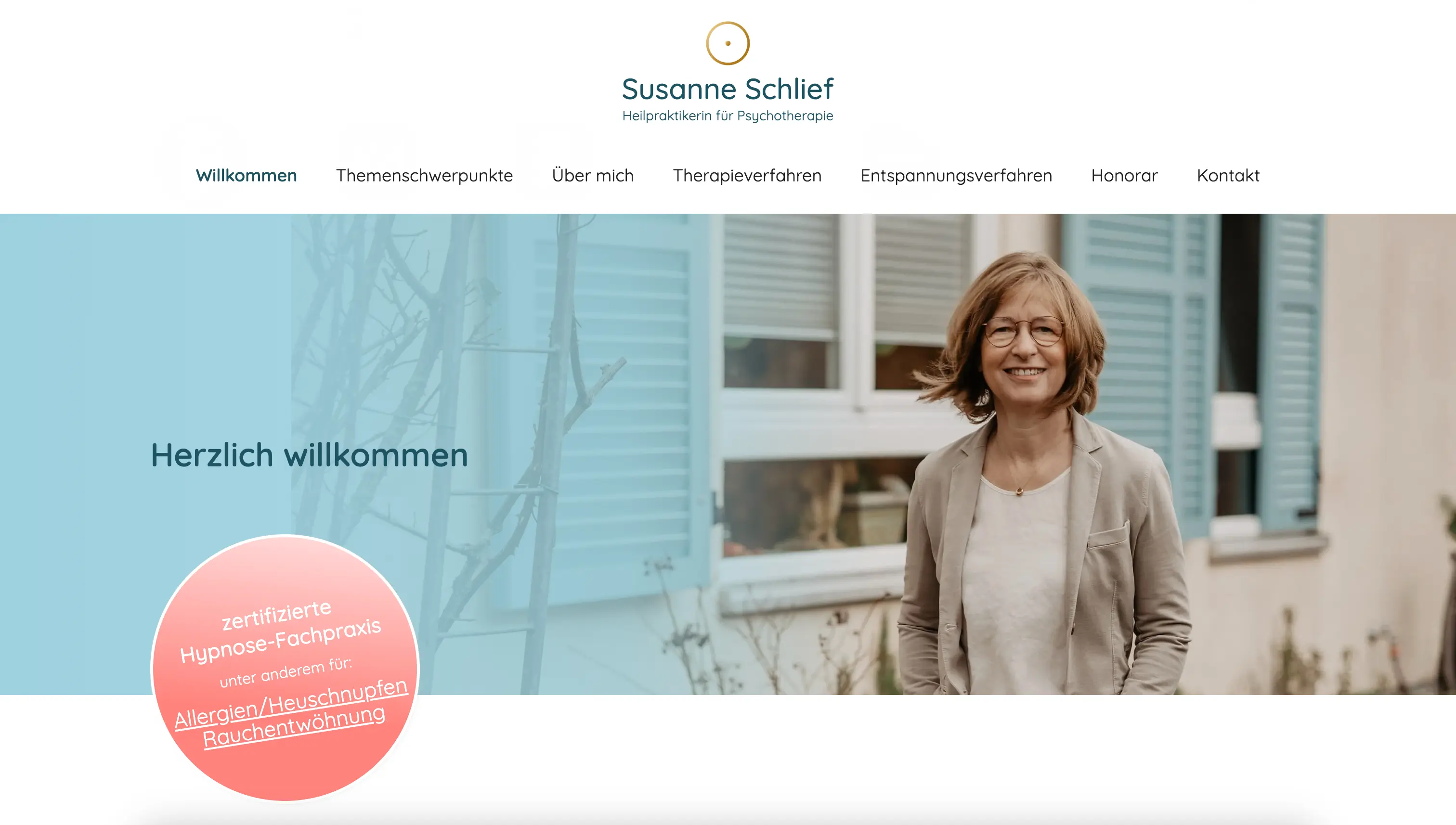 Susanne Schlief - Psychotherapie Website
